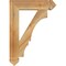 Ekena Millwork Balboa Arts & Crafts Rough Sawn Bracket, Western Red Cedar, 4"W x 20"D x 28"H BKT04X20X28BOA03RWR - alternate 2